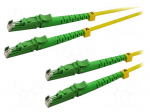 Fiber patch cord | OS2 | both sides,E2000/APC | 5m | LSZH | yellow
