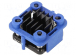 Heatsink: extruded | grilled | BGA | black | L: 19mm | W: 19mm | H: 11.6mm