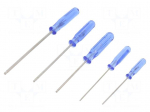 Screwdriver: universal-set | hex key,spherical,6-angles socket