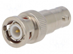 Coupler | BNC socket,BNC plug | female | straight | 50&Omega; | PTFE