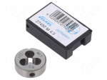 Threading die | M4,5 | 0.75 | &Oslash;: 20mm | Thk: 7mm | high speed steel | 6g