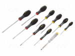 Screwdriver: universal-set | Phillips,slot | FATMAX&reg; | plastic box