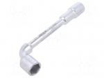 Wrench: socket spanner | L-type | HEX 21mm | Chrom-vanadium steel