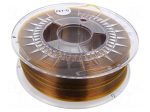 Filament: PET-G | &Oslash;: 1.75mm | amber | 220&divide;250&deg;C | 1kg