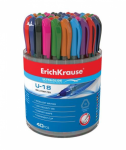 Lodī&scaron;u pildspalvu komplekts ErichKrause U18, 1mm, asorti, 40 gab.