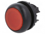 Switch: push-button | 22mm | Stabl.pos: 1 | red | M22-FLED,M22-LED