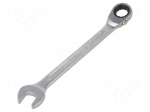 Wrench: combination spanner | rattle | 16mm | L: 215mm | OPEN-RATCH