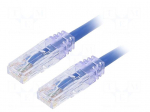 Patch cord | TX6&trade; PLUS,U/UTP | Cat: 6 | RJ45 plug,both sides | Cu | 5m