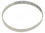 Timing belt | T2.5 | W: 8mm | H: 1.3mm | Lw: 265mm | Tooth height: 0.7mm