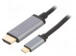 Adapter | HDMI 2.0,USB 3.2 Gen 1 | HDMI plug,USB C plug | 1.8m