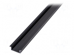 Profiles for LED modules | black | L: 2m | VARIO30-06 | aluminium