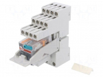 Relay: interface | 4PDT | Ucoil: 24VDC | for DIN rail mounting | CR-M