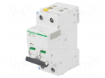 Circuit breaker | 400VAC | Inom: 1A | Poles: 1+N | Charact: C | 6kA | IP20