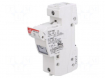 Fuse holder | 14x51mm | for DIN rail mounting | 50A | 690VAC | Poles: 1