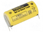Battery: lithium | 2/3A,2/3R23 | 3V | 1200mAh | non-rechargeable