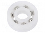 Bearing: ball | &Oslash;int: 8mm | &Oslash;out: 22mm | W: 7mm | Cage: polyamide