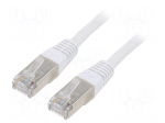 Patch cord | F/UTP | Cat: 6 | RJ45 plug,both sides | stranded | CCA | 10m