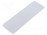 Front panel | aluminium | W: 53.04mm | L: 167.03mm | Thk: 2.5mm