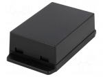 Enclosure: multipurpose | X: 70.6mm | Y: 105mm | Z: 35.5mm | ABS | black