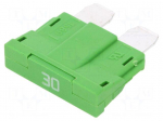 Fuse: fuse | 30A | 250VAC | 58VDC | automotive | 19mm | UNIVAL