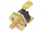 Sensor: thermostat | SPST-NC | 130&deg;C | 16A | 250VAC | connectors 6,3mm