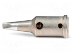 Tip | flat | 2.4mm | for gas soldering iron | 3pcs.