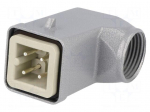Connector: HDC | plug | male | EPIC KIT | PIN: 4 | 23A | 400V | 3+PE | angled