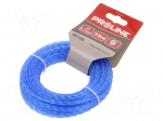 Trimmer line | L: 15m | polyamide | square | Size: 2.7mm
