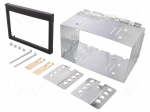 Radio frame | Porsche | 2 DIN | black