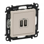 VALENA LIFE 2 USB CHARGER A+A 2.4A 12 W IVORY