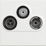 TV socket star demixed coaxial socket for single-user aerial systems