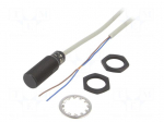 Sensor: inductive | OUT: 2-wire NO | 5mm | 12&divide;24VDC | M18 | 2m | IP67 | 80Hz