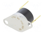 Sensor: thermostat | NO | Topen: 60&deg;C | Tclos: 75&deg;C | 10A | 240VAC | &plusmn;5&deg;C