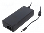 Power supply: switching | 24VDC | 5A | Out: 5,5/2,1 | 120W | 90&divide;264VAC