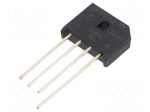 Bridge rectifier: single-phase | Urmax: 200V | If: 4A | Ifsm: 200A