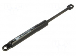 Gas spring | mounting holes | L: 245mm | &Oslash;out: 18mm | Piston diam: 8mm