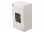 Enclosure: for modular components | IP30 | white | No.of mod: 4 | IK07