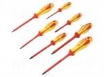 Screwdriver: insulated-set | insulated | square,Phillips,slot