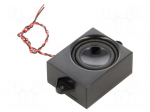 Loudspeaker | waterproof | 2W | 8&Omega; | 45x36x20mm | 0&divide;20000Hz | IP65