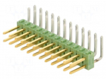 Connector: pin strips | pin header | male | PIN: 24 | THT | angled 90&deg;