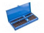 Tools set: screwdriver bits | metal case | 40pcs.