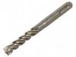 Drill bit | for concrete | &Oslash;: 10mm | L: 115mm | SDS-Plus&reg; | QUATTRIC II