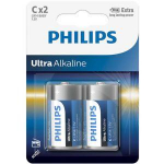 Philips Ultra Alkaline LR14E2B C baterija 2 gb 8712581550400