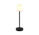 Trio Martinez LED outdoor table lamp matt black rechargeable gaismeklis R54086132 4017807564297