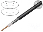 Wire: coaxial | HF400UF | stranded | Cu | PVC | black | 10.3mm | CPR: Eca