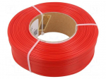 Filament: PLA | 1.75mm | red | 185&divide;225&deg;C | 1kg | Table temp: 40&divide;60&deg;C