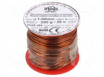 Coil wire | double coated enamelled | 1mm | 0.2kg | -65&divide;200&deg;C