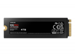 Samsung | 990 PRO with Heatsink | 4000 GB | SSD form factor M.2 2280 | Solid-state drive interface M.2 NVME | Read speed 7450 MB/s | Write speed 6900 MB/s