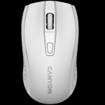 CANYON MW-7, 2.4Ghz wireless mouse, 6 buttons, DPI 800/1200/1600, with 1 AA battery ,size 110*60*37mm,58g,white