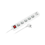 Elektrimaterjalid // Elektri laiendid, Pikendusjuhtmete, hajutuste ja UK ja USA adapterite komplekt // Przedłużacz sieciowy Rebel 5 gniazd + 2 gniazda USB z wyłącznikiem- 3m